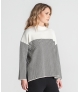 Camisola com jacquard espinha