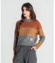 Camisola riscas com bordado