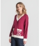 Camisola corações nos bolsos