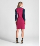 Vestido com contraste