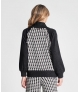 Casaco bomber pied-de-poule