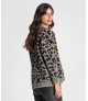 Casaco animal print