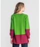 Camisola bicolor relevo RG