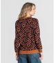 Camisola jacquard lettering
