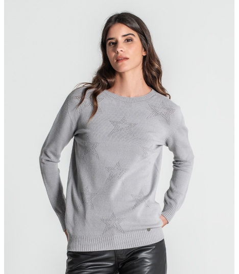Camisola estruturada com botões