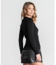 Camisola estruturada com botões