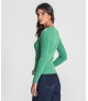 Camisola estruturada com botões