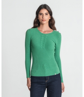 Camisola estruturada com botões