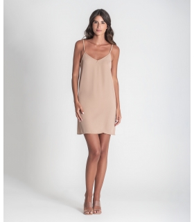 Vestido básico alças