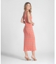 Vestido zigzag com brilho