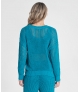 Camisola perfurada com estrela