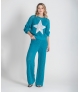 Camisola perfurada com estrela