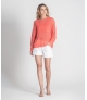 Camisola perfurada corações