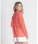 Camisola perfurada corações