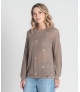 Camisola perfurada corações