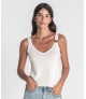 Top R em metal dourado