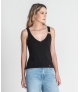 Top R em metal dourado