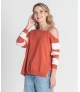 Camisola com alça R em metal