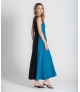 Vestido colorblock