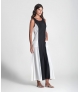 Vestido colorblock