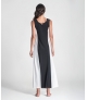 Vestido colorblock
