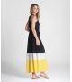 Vestido tricolor