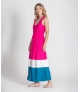 Vestido tricolor