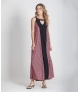 Vestido com contraste padrão R
