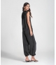 Blusa decote em v acetinada