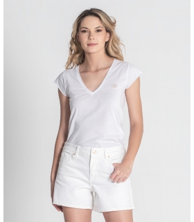 T-shirt com chapa R brilhante