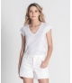 T-shirt com chapa R brilhante