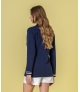 Blazer com botões dourados