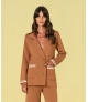 Blazer com botões dourados