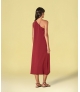 Vestido comprido riscas