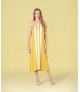 Vestido comprido riscas