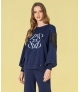 Camisola com lantejoulas