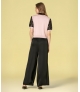 Camisola com mangas em renda