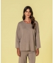Camisola corações em relevo