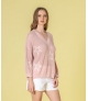 Camisola perfurada estrelas