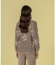 Camisola perfurada estrelas
