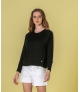 Camisola decote redondo