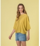 Camisola oversize decote redondo