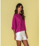 Camisola oversize decote redondo