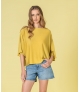 Camisola oversize decote redondo