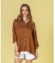 Camisa comprida com mangas ajustáveis