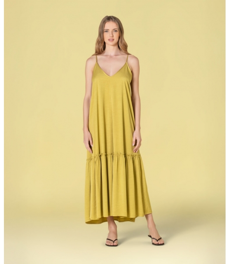 Vestido alças finas