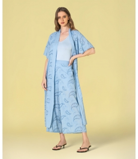 Kimono bordado inglês
