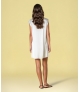 Vestido curto acetinado