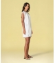 Vestido curto acetinado