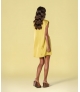 Vestido curto acetinado